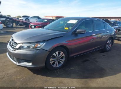 2015 HONDA ACCORD LX Gray  Gasoline 1HGCR2F34FA140721 photo #3