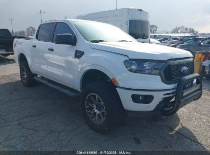 2019 FORD RANGER XLT White  gas 1FTER4EH4KLB08642 photo #1