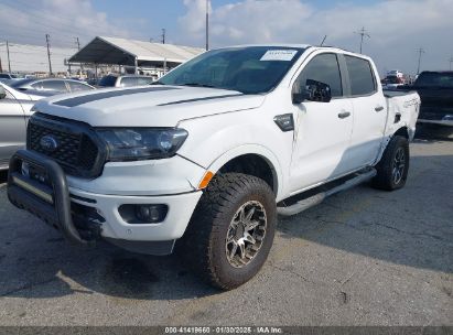 2019 FORD RANGER XLT White  gas 1FTER4EH4KLB08642 photo #3