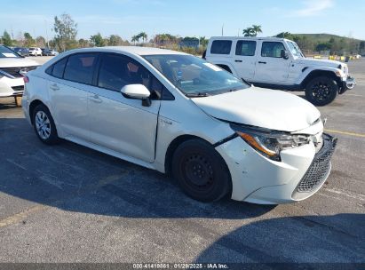 2021 TOYOTA COROLLA HYBRID LE White  Hybrid JTDEAMDE3MJ023756 photo #1