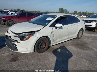 2021 TOYOTA COROLLA HYBRID LE White  Hybrid JTDEAMDE3MJ023756 photo #3