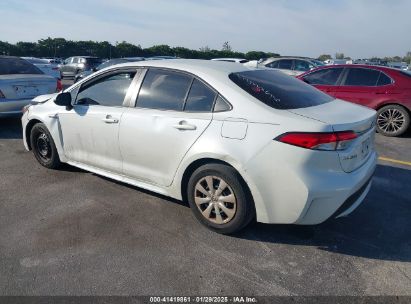 2021 TOYOTA COROLLA HYBRID LE White  Hybrid JTDEAMDE3MJ023756 photo #4