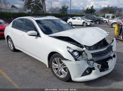 2013 INFINITI G37 JOURNEY White  Gasoline JN1CV6AP0DM719182 photo #1