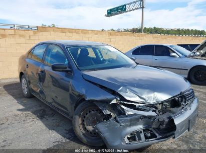 2013 VOLKSWAGEN JETTA 2.0L S Gray  Gasoline 3VW2K7AJ9DM290774 photo #1