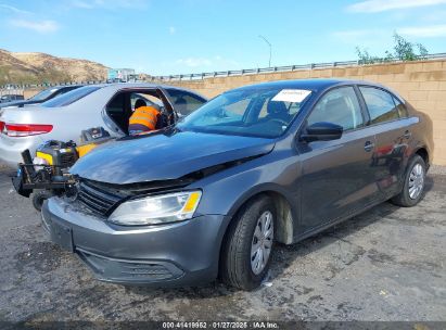 2013 VOLKSWAGEN JETTA 2.0L S Gray  Gasoline 3VW2K7AJ9DM290774 photo #3