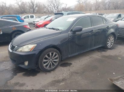 2007 LEXUS IS 250 Black  Gasoline JTHCK262172012313 photo #3