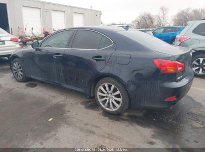 2007 LEXUS IS 250 Black  Gasoline JTHCK262172012313 photo #4