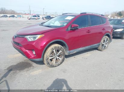 2018 TOYOTA RAV4 ADVENTURE/XLE Maroon  Gasoline 2T3WFREVXJW480854 photo #3