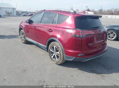 2018 TOYOTA RAV4 ADVENTURE/XLE Maroon  Gasoline 2T3WFREVXJW480854 photo #4