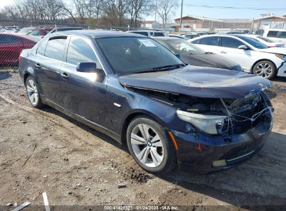 2009 BMW 528I Dark Blue  Gasoline WBANU53559C122165 photo #1