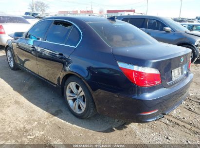 2009 BMW 528I Dark Blue  Gasoline WBANU53559C122165 photo #4