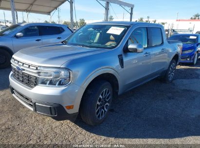 2022 FORD MAVERICK LARIAT Gray  Hybrid 3FTTW8E36NRA82496 photo #3