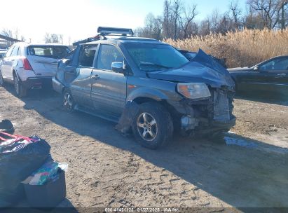 2008 HONDA PILOT EX-L Gray  Gasoline 5FNYF18758B008925 photo #1