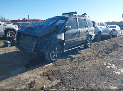 2008 HONDA PILOT EX-L Gray  Gasoline 5FNYF18758B008925 photo #3