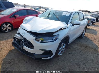 2023 HONDA HR-V 2WD LX White  Gasoline 3CZRZ1H32PM715185 photo #3