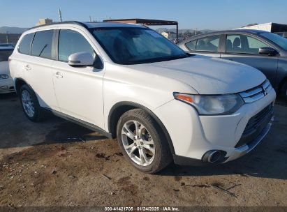 2015 MITSUBISHI OUTLANDER SE White  Gasoline JA4AZ3A34FZ001249 photo #1