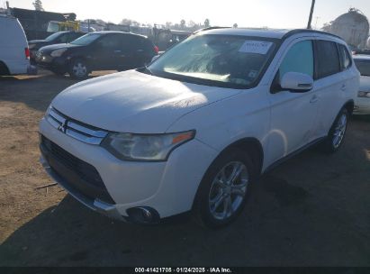 2015 MITSUBISHI OUTLANDER SE White  Gasoline JA4AZ3A34FZ001249 photo #3