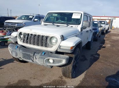 2024 JEEP WRANGLER 4XE SAHARA 4XE White  Hybrid 1C4RJXP62RW292753 photo #3