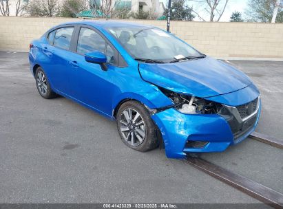 2021 NISSAN VERSA SV XTRONIC CVT Blue  Gasoline 3N1CN8EV1ML912746 photo #1