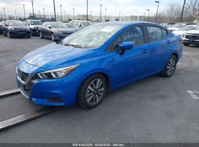 2021 NISSAN VERSA SV XTRONIC CVT Blue  Gasoline 3N1CN8EV1ML912746 photo #3