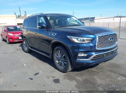 2021 INFINITI QX80 LUXE Dark Blue  Gasoline JN8AZ2AF2M9720494 photo #1