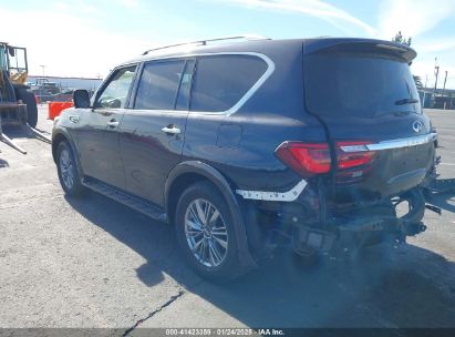 2021 INFINITI QX80 LUXE Dark Blue  Gasoline JN8AZ2AF2M9720494 photo #4