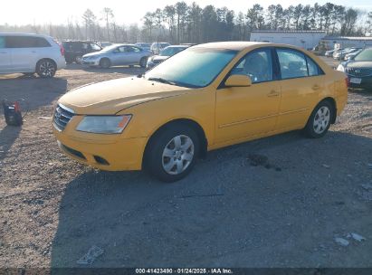 2009 HYUNDAI SONATA GLS Yellow  Gasoline 5NPET46C09H515618 photo #3