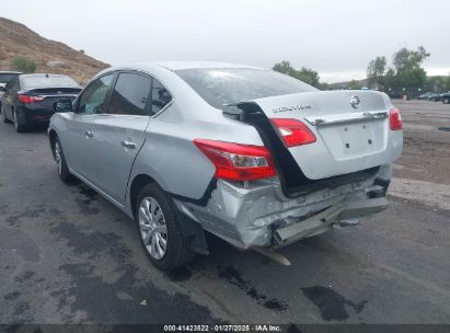 2017 NISSAN SENTRA S Silver  Gasoline 3N1AB7AP7HY285285 photo #4