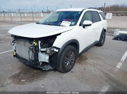 2024 NISSAN PATHFINDER SV FWD White  Gasoline 5N1DR3BA5RC256432 photo #3