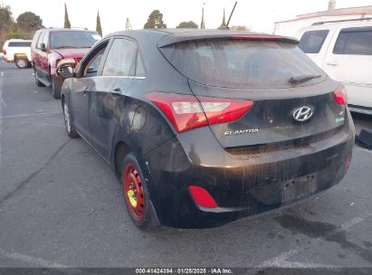 2016 HYUNDAI ELANTRA GT Black  Gasoline KMHD35LH1GU315105 photo #4