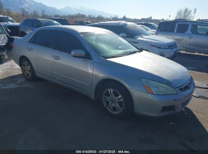 2007 HONDA ACCORD 2.4 SE Silver  Gasoline 1HGCM56317A199467 photo #1