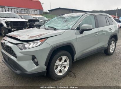 2021 TOYOTA RAV4 XLE Green  Gasoline 2T3P1RFV1MW205587 photo #3