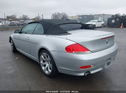 2006 BMW 650I Silver  Gasoline WBAEK13416CN75460 photo #4