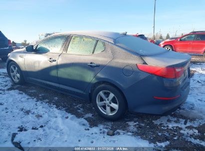 2015 KIA OPTIMA LX Gray  Gasoline KNAGM4A7XF5568898 photo #4