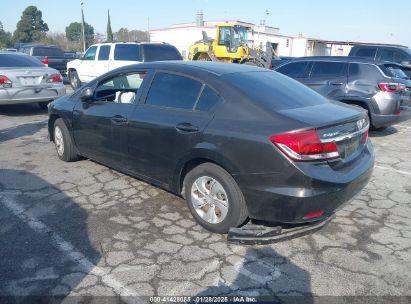 2013 HONDA CIVIC LX Black  Gasoline 19XFB2F57DE266017 photo #4