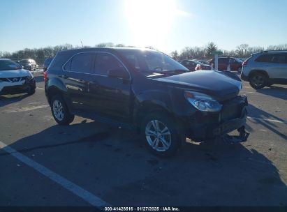 2016 CHEVROLET EQUINOX LS Black  Gasoline 2GNFLEEK6G6148655 photo #1