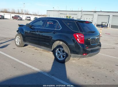 2016 CHEVROLET EQUINOX LS Black  Gasoline 2GNFLEEK6G6148655 photo #4