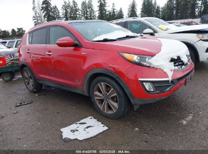 2014 KIA SPORTAGE SX Red  Gasoline KNDPCCA61E7616587 photo #1