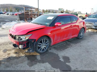 2016 SCION TC Red  Gasoline JTKJF5C71GJ022367 photo #3