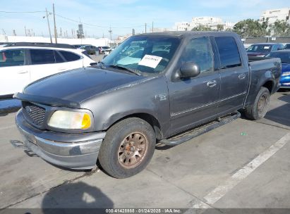 2003 FORD F-150 LARIAT/XLT Gray  Gasoline 1FTRW07693KB31288 photo #3