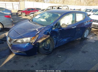 2019 NISSAN LEAF S Blue  Electric 1N4AZ1CP7KC300165 photo #3