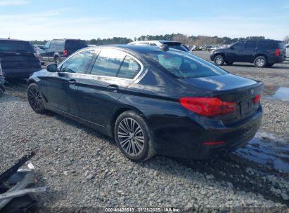 2019 BMW 530I Black  Gasoline WBAJA5C5XKBX87386 photo #4