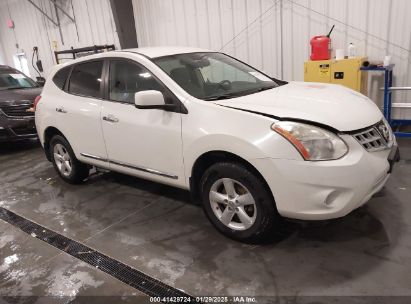 2013 NISSAN ROGUE S White  Gasoline JN8AS5MV8DW608115 photo #1