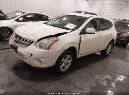 2013 NISSAN ROGUE S White  Gasoline JN8AS5MV8DW608115 photo #3