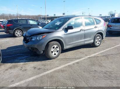 2013 HONDA CR-V LX Gray  Gasoline 2HKRM4H37DH670980 photo #3