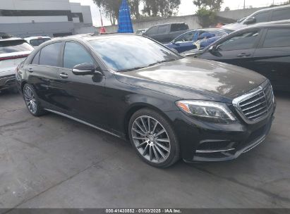 2015 MERCEDES-BENZ S 550 Black  Gasoline WDDUG8CB7FA183186 photo #1