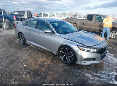 2019 HONDA ACCORD SPORT Silver  Gasoline 1HGCV1F31KA101844 photo #1