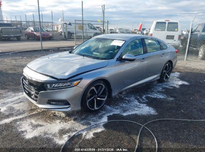 2019 HONDA ACCORD SPORT Silver  Gasoline 1HGCV1F31KA101844 photo #3