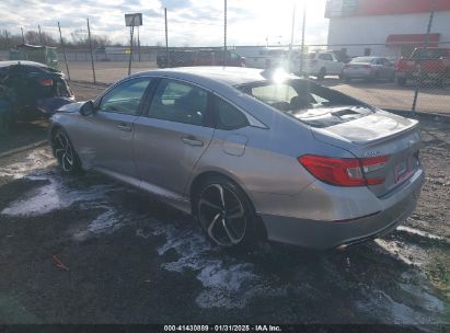 2019 HONDA ACCORD SPORT Silver  Gasoline 1HGCV1F31KA101844 photo #4