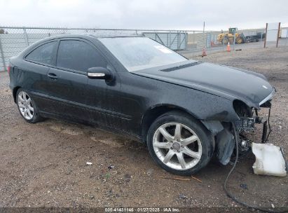 2002 MERCEDES-BENZ C-CLASS Black  Gasoline WDBRN47J82A263315 photo #1